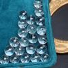 Cristal de Cabello Negro Natural de Brasil Cuentas Dispersas Cristal de Cabello Cuentas Redondas Accesorios de Joyería DIY Semiacabados Cuentas para Pulsera Collar