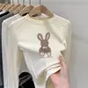 Novas Camisetas de Manga Longa para Meninas, Camisetas Básicas, Camisetas Básicas Infantis, Roupas Infantis Tamanhos Médio e Grande, Estilos da Moda para Meninas - Primavera e Outono 2025