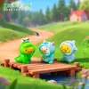 Transformação de Paisagem em Miniatura Dinossauro Pato Figura Fofa Decoração de Jardim DIY Ornamento para Painel de Carro