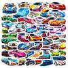50 Pegatinas Geniales de Graffiti de Coches Deportivos para Niños Transfronterizas Amazon Niños Premio de Jardín de Infancia Pegatinas de Decoración de Coche