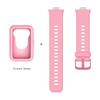 Adecuado para correa de Huawei watch fit + traje de funda protectora color funda protectora de silicona reloj correa de funda blanda
