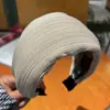 Horquilla de Corona Alta Exquisita Engrosada para Adelgazar el Rostro Otoño e Invierno Diadema Ancha Elegante para Cubrir la Línea del Cabello Otoño e Invierno Diadema Ancha