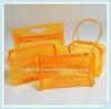Plástico PVC viagem maquiagem beleza cosméticos embalagem saco transparente PVC cosmético saco de osso atacado PVC saco de osso plástico