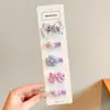 Pinzas para el pelo de bebé para niñas, no dañan el pelo, completamente cubiertas de tela, lindas pinzas de tela para flequillo, accesorios para el pelo de niños