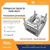 Personalização de molde de injeção Projeto de molde aberto Processamento de peças plásticas de molde ABS Shell PC Personalização de produtos plásticos