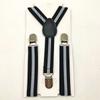 Serie Retro Rayada Colorida Tirantes de 2 cm con Clips para Niños y Niñas Tirantes con Clips para Pantalones de Bebé