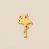 Colgante de Dibujos Animados de Animales 18K Básico para Bricolaje Acero Inoxidable Electroplateado al Vacío Color Dorado Cadena Ajustable de Conservación Color Europeo y Americano Accesorios