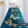 Alfombrilla de suelo para hotel, alfombrilla de suelo de corte 3D, entrada de puerta, pasillo, pasillo, escaleras, tira, alfombra para el hogar, Hotel