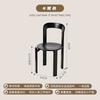Silla de comedor nórdica de madera maciza para el hogar, sala de estar, silla con respaldo simple, silla de negociación para bed & breakfast, silla color ins de celebridad de internet, silla de la Edad Media
