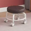 Taburete Pequeño con Ruedas Universales Dopamina para el Hogar, Taburete Bajo con Ruedas, Taburete de Tabla para Niños, Silla Pequeña Móvil, Taburete para Sofá de Sala de Estar