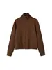 Colección de otoño transfronteriza para mujer: nuevo diseño de moda estilo europeo y americano, chaqueta cárdigan tejida con cierre 2893103