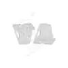 Dinghui Placa de Protección de Umbral Lateral Clip de Faldón Lateral Base de Fijación de Tornillo Clip K238 para Coches Hyundai Kia