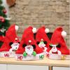 Novos Chapéus de Natal de Aplique de Desenho Animado para Crianças, Chapéus de Natal para Crianças, Chapéus Decorativos, Chapéus de Natal para Pais e Filhos