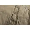 Nice3Rule Chaqueta de plumón de invierno para hombre, corte holgado, plumón de pato blanco, cuello retro japonés sin cuello, chaqueta de piloto Nyr001