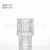 Suporte de Velas Pequeno Transparente Espesso Estilo Europeu Haste Hexagonal de Inserção Mesa de Jantar Longa Vela Vela Perfumada Festa de Casamento