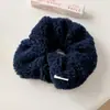 Goma de Pelo de Felpa Otoño e Invierno Estilo Coreano Oversize Dulce Cuerda para Moño Simple Pin para Flequillo Bb