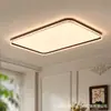 2026 Estilo Nuevo Estilo Mid-Century Lámpara de Techo Lámpara de Dormitorio Redonda Lámpara de Estudio Color Madera de Nogal Simple para Uso en el Hogar