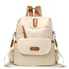Mochila transfronteriza de tela Oxford para mujer 2026 nueva moda gran capacidad cuero suave mochila escolar para estudiantes mochila de viaje para exteriores