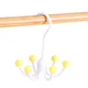 Gancho Giratorio de Seis Garras Artefacto Doméstico Perchero Multifuncional Simple Almacenamiento de Ropa Interior Camisola 360 Armario de Dormitorio