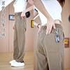 Pantalones vaqueros casuales de seda fina de verano para hombre, holgados, rectos, de marca de moda, de lyocell y tencel, pantalones transpirables de negocios