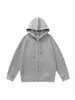 Sudadera con Capucha de Punto Transfronteriza de Otoño, Holgada, con Bolsillo con Cremallera, Sudadera con Capucha, Chaqueta Cardigan Unisex, Estilo Casual
