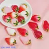 Pingente de Pêssego de Cristal Acessórios Pêssego Feito à Mão Pulseira DIY Pulseira Grampo de Cabelo Pequenas Jóias Pingente Material Acessórios