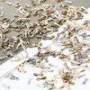 2x7mm Corrente de Cauda Pingente Gota d'Água Acessórios de Liga Metálica Atacado Pulseira Artesanal DIY Corrente de Extensão Pingente de Cauda Atacado