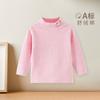 Ropa de abrigo de otoño para niños, primavera y otoño, camisa de cuello alto para bebés, ropa de otoño e invierno para niños y niñas