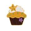 Etiqueta de Bordado por Computadora Dibujos Animados Original Comida Pastel Parche Pegatinas Bordado Autoadhesivo Pegatinas de Bordado Accesorios para Ropa Pegatinas de Tela DIY
