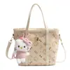 Bolso de Cubo de Mano de Alta Gama para Mujer 2026 Primavera Nuevo Bolso de Hombro con Estampado de Dibujos Animados Diseño de Nicho Bolso para Mujer