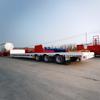 Suministros del Fabricante Remolque Semirremolque de Plataforma Baja de 3 Ejes 60/80 Toneladas Remolque de Plataforma Plana para Transporte de Contenedores de 13m