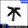 Ancla plegable tipo paraguas de acero al carbono con recubrimiento en polvo negro de 0,7 kg Ancla de 1,5 libras para kayak, canoa, bote inflable
