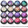 3+4+6mm oco de cinco pontas estrela 16 cores terno ultra-fino laser magic glitter slime drop glue nail jewelry