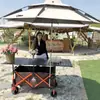 Selección premium de carritos de camping compactos con parasol, almacenamiento conveniente y una mesa elevable