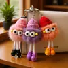 Llavero de Peluche, Colgante de Bola de Carbón, Decoración para Bolso, Colgante Pequeño para Coche, Llavero Compacto Estilo Ins