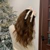 Elegante y Elegante Horquilla de Lazo para Mujer Sentido de Alta Gama Parte Trasera de la Cabeza Moño Clip para Agarrar el Cabello Clip de Cinta Estilo Japonés y Coreano Horquilla Tocado