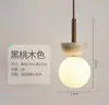 Estilo de música estética bambu-junta mármore natural lustre de sala de jantar, mesa de jantar, balcão de bar, sala de chá Zen, escritório, luminária longa de escritório
