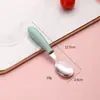 Caja de Acero Inoxidable 304 para Cuchillo, Tenedor y Cuchara, Vajilla Infantil para Niños, Vajilla para Bebés, Vajilla Portátil, Set de Regalo para Madre y Bebé