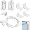 Cabezal de control de persiana de 17 mm transfronterizo posicionamiento Gancho traje cabezal de cortina cadena de cuentas de tracción 2 M accesorios de cuentas de tracción