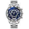 Reloj de cuarzo para hombre con esfera azul Everbright, reloj de pulsera de acero, reloj de moda, venta transfronteriza, disponible para fabricantes.