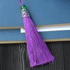 Adornos colgantes para bolsos con borlas y pinchos, accesorios artesanales con colgantes de vapor, borlas hechas a mano, borlas con pinchos DIY, borlas colgantes con pinchos