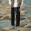 Pantalones Estilo Japonés para Hombre Primavera Otoño e Invierno Forro Polar Engrosados Sueltos Otoño e Invierno Moda Ins Marca Pantalones Deportivos Casuales