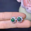 Anillo Vintage Incrustado de Plata 925, Aretes de Ópalo Natural, Joyería de Piedras Preciosas para Compromiso, Venta al por Mayor de Una Pieza