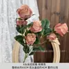 6 Cabeças Rosa Dora Flores Artificiais Arranjo de Flores Cascata de Rosas Sala de Estar Gabinete de TV Ornamento de Decoração para Casa 520 Buquê
