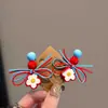 2025 Versão Coreana Doce Flor Laço Grampo de Cabelo Franja Presilha Menina Pequena Elástico de Cabelo Acessório de Cabelo Novo Estilo