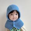 Gorro Multifuncional para Bebé Otoño e Invierno Gorro Cálido Bufanda Lindo Combinable para Bebés Hombres y Mujeres Gorro con Orejeras para Niños Gorro de Lana para Niños Moda