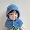 Gorro Todo en Uno para Bebé Otoño e Invierno Gorro Cálido Bufanda Lindo Versátil para Bebé Niño y Niña Gorro con Protección para Orejas Gorro de Lana para Niños Moderno