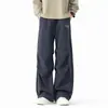 Pantalones Cargo Casuales Rectos Sueltos para Hombre Personalizados/Nuevos de Otoño Versátiles de Secado Rápido Estilo Paracaidista Modernos