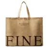 Bolsas Tote de Tecido Não Tecido Laminado, Sacolas para Embalagem de Presentes, Sacolas para Lojas de Roupas, Sacolas Espessas para Compras de Roupas Femininas, em Estoque