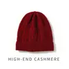 Gorro 100% Cachemir 2026 Otoño/Invierno Nuevo Estilo Unisex Casual con Orejeras Plegable Gorro de Punto Trenzado Gorro de Moda